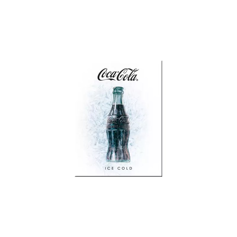 Magnes na lodówkę 6x8cm Coca-Cola Ice White
