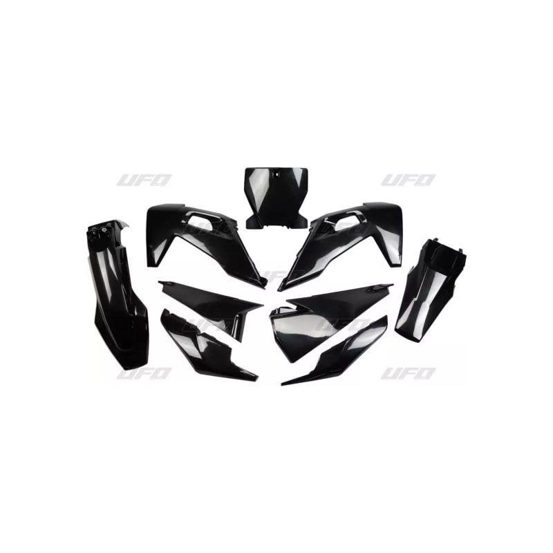 Komplet plastików UFO Husqvarna TC 125 250 FC 250 350 450 19-22 czarny