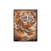 Plakat blaszany 30x40cm pasuje do Harley Davidson Born to Ride