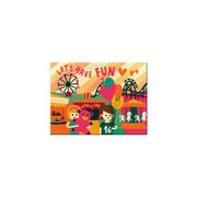 Magnes na lodówkę 6x8cm Let Have Fun