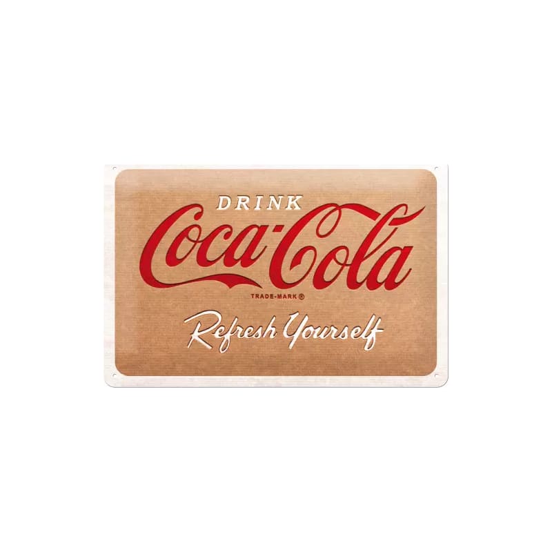 Plakat blaszany 20x30cm Coca Cola Cardboar