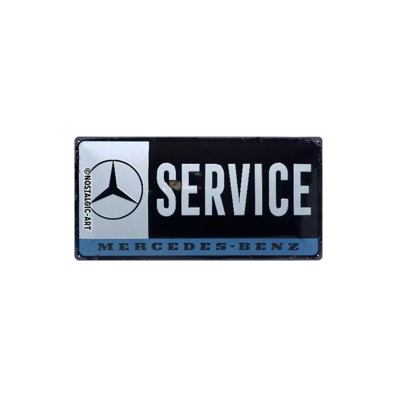 Plakat blaszany 25x50cm Mercedes-Benz Service