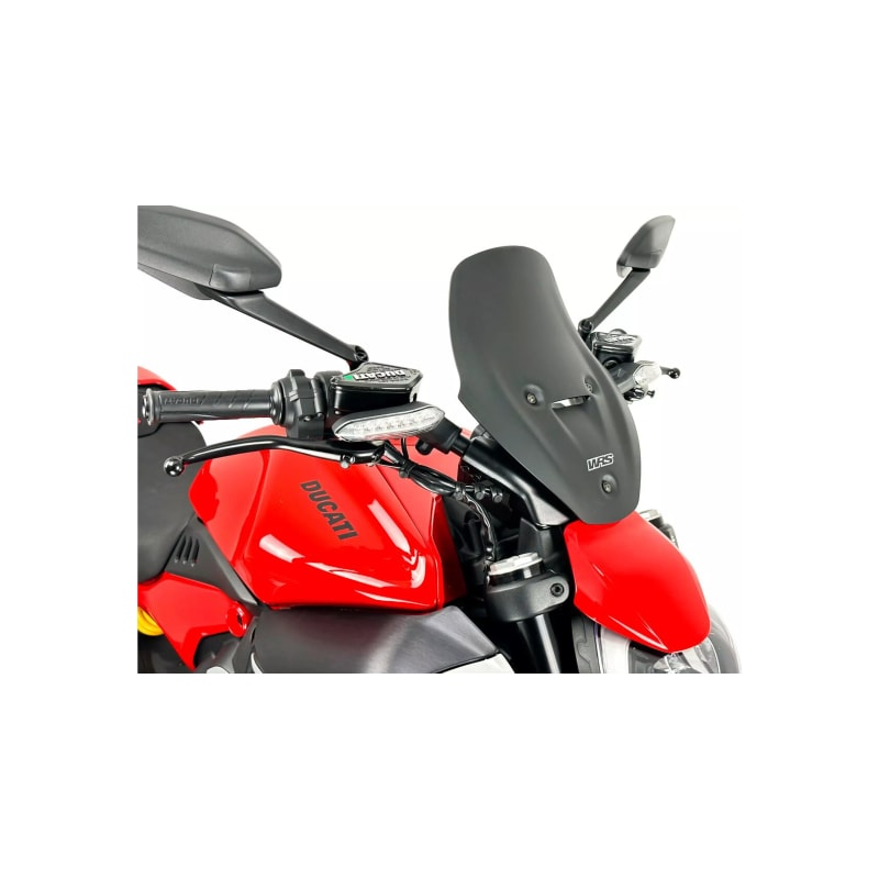Szyba motocyklowa WRS Touring Ducati Diavel V4 czarny mat