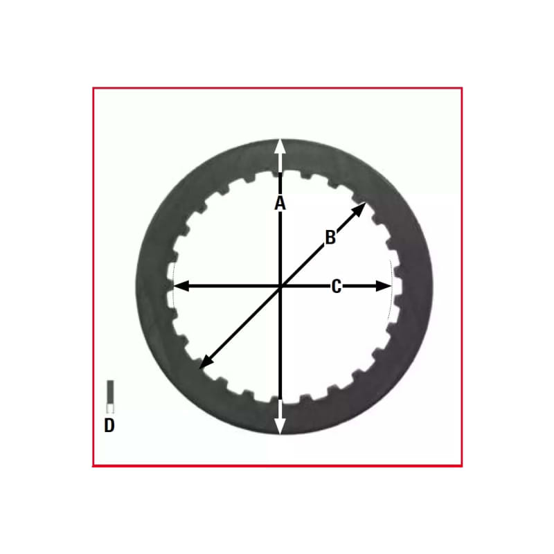 Komplet metalowych tarcz sprzęgła TRW Lucas MES303-7