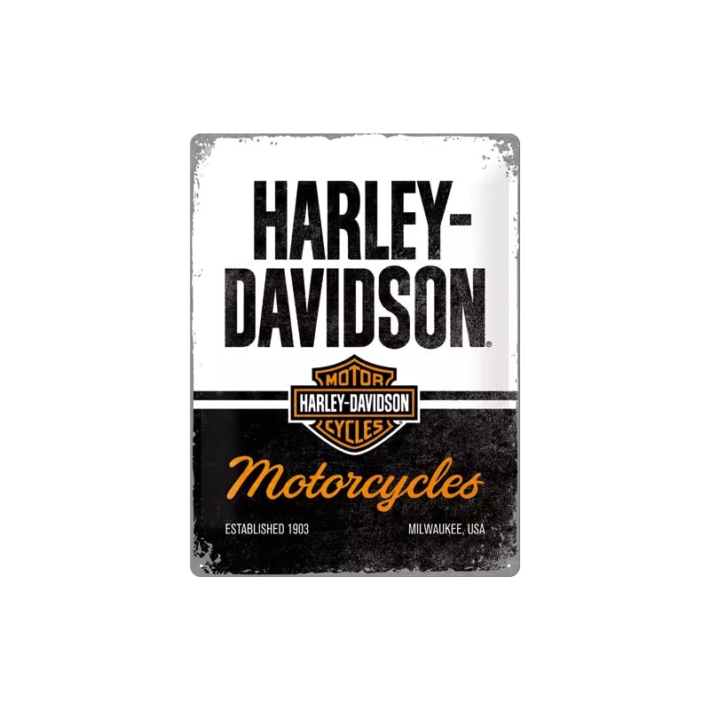 Plakat blaszany 30x40cm pasuje do Harley Davidson Motor