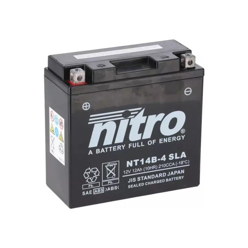 Akumulator żelowy Nitro NT14B-4 YT14B-4 SLA AGM GEL 12V 12 Ah