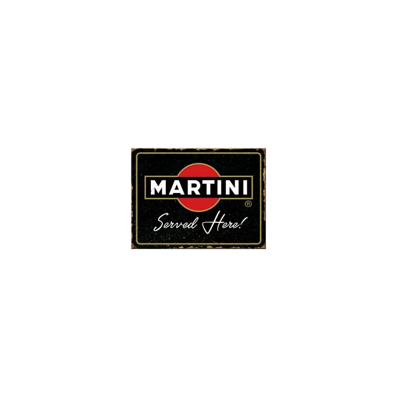Magnes na lodówkę 6x8cm Martini Served Here