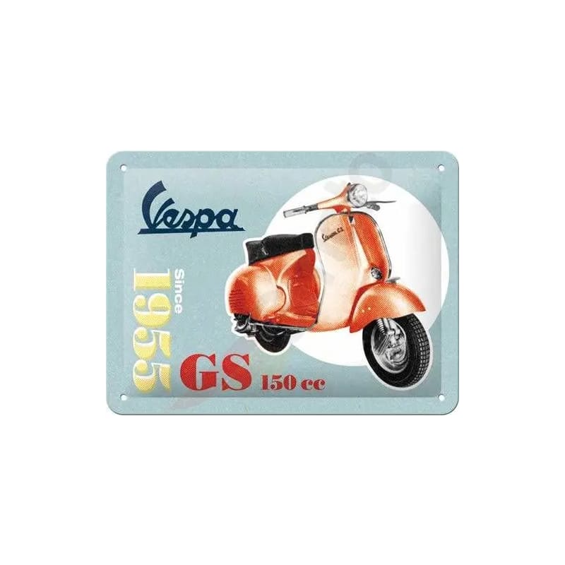 Plakat blaszany 15x20cm Vespa GS150