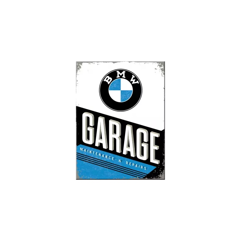 Magnes na lodówkę 6x8cm BMW Garage