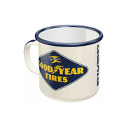 Kubek emaliowany Goodyear Logo