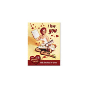 Magnes na lodówkę 6x8cm I Love You Chocolate