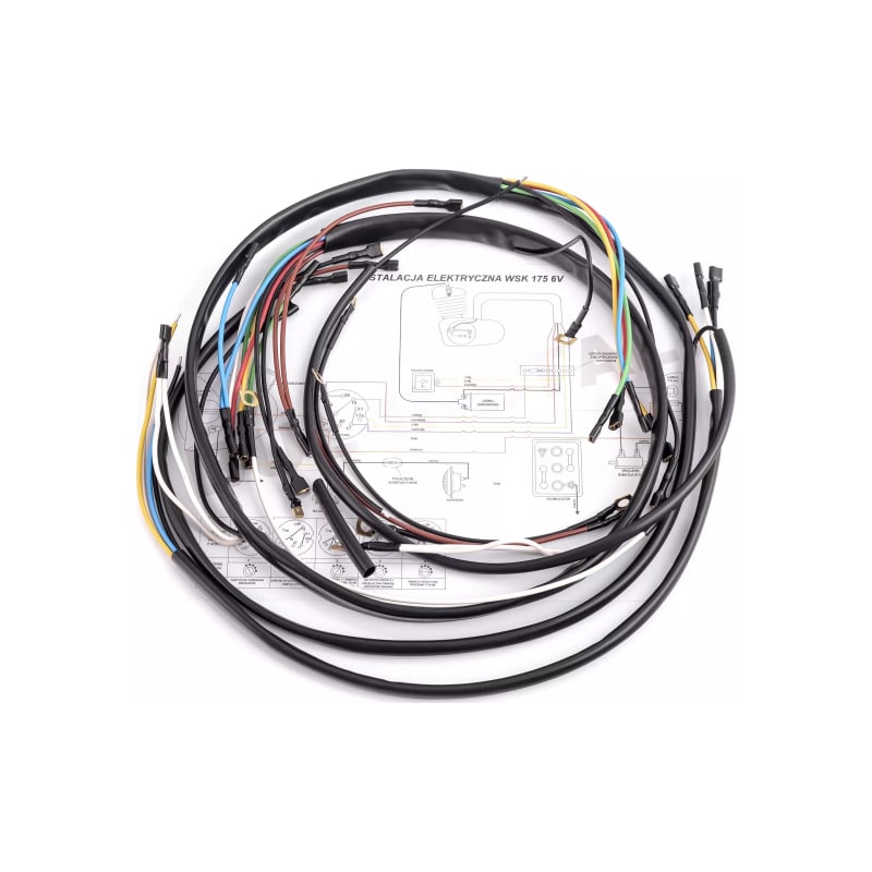 Wiązka - instalacja elektryczna WSK 175 6V