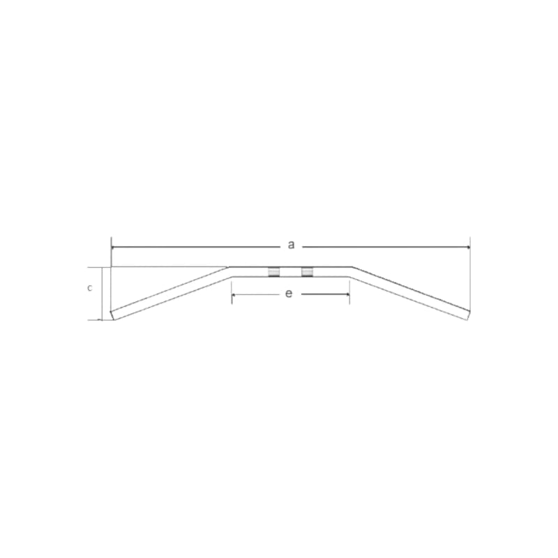 Kierownica TRW Lucas stalowa MCL123SKK calowa Dragbar medium TRW