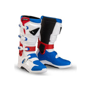 Buty motocyklowe cross enduro UFO Xander biały niebieski czerwony 43