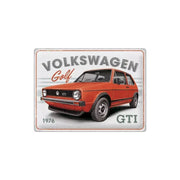 Plakat blaszany 30x40cm VW Golf GTI 1976