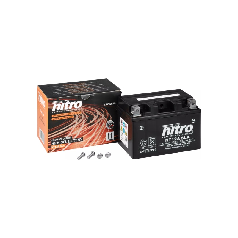 Akumulator bezobsługowy Nitro NT12A YT12A SLA AGM 12V 9 Ah
