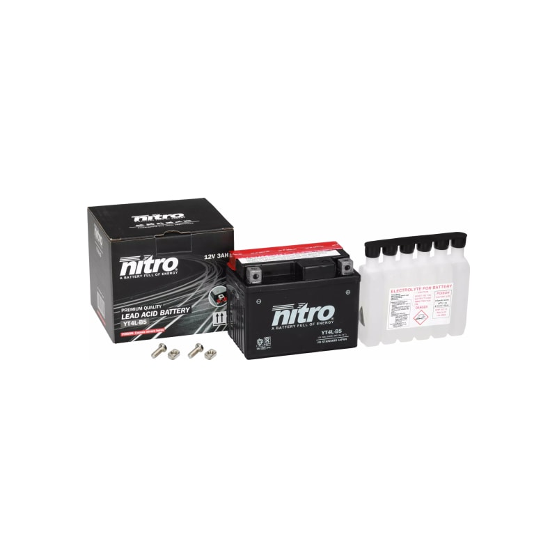 Akumulator bezobsługowy Nitro YT4L-BS YTX4L-BS 12V 3Ah