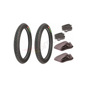 Opona + dętka + fartuch X2 Yuan Xing P97 2.25-17 6PR TT