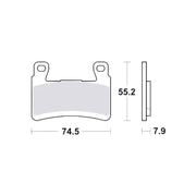 Klocki hamulcowe TRW Lucas MCB 850 TRQ (2 szt.)