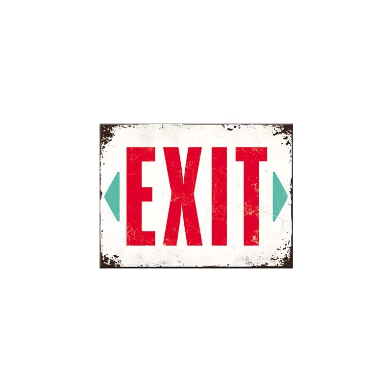 Magnes na lodówkę 6x8cm Exit