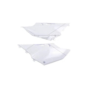 Komplet plastikowych osłon bocznych tylnych UFO Yamaha YZ 125 250 15-20 białe