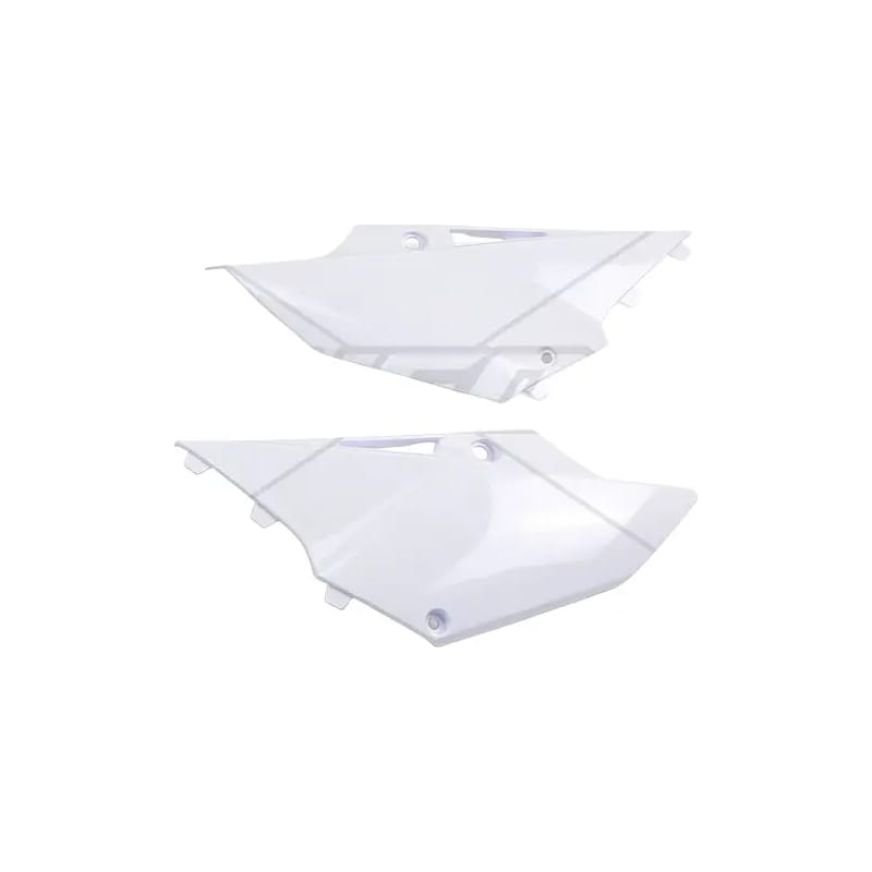 Komplet plastikowych osłon bocznych tylnych UFO Yamaha YZ 125 250 15-20 białe