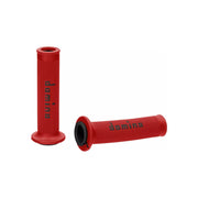 Manetki kierownicy Domino A010 Road Racing czerwony czarny 22mm 125mm otwarte