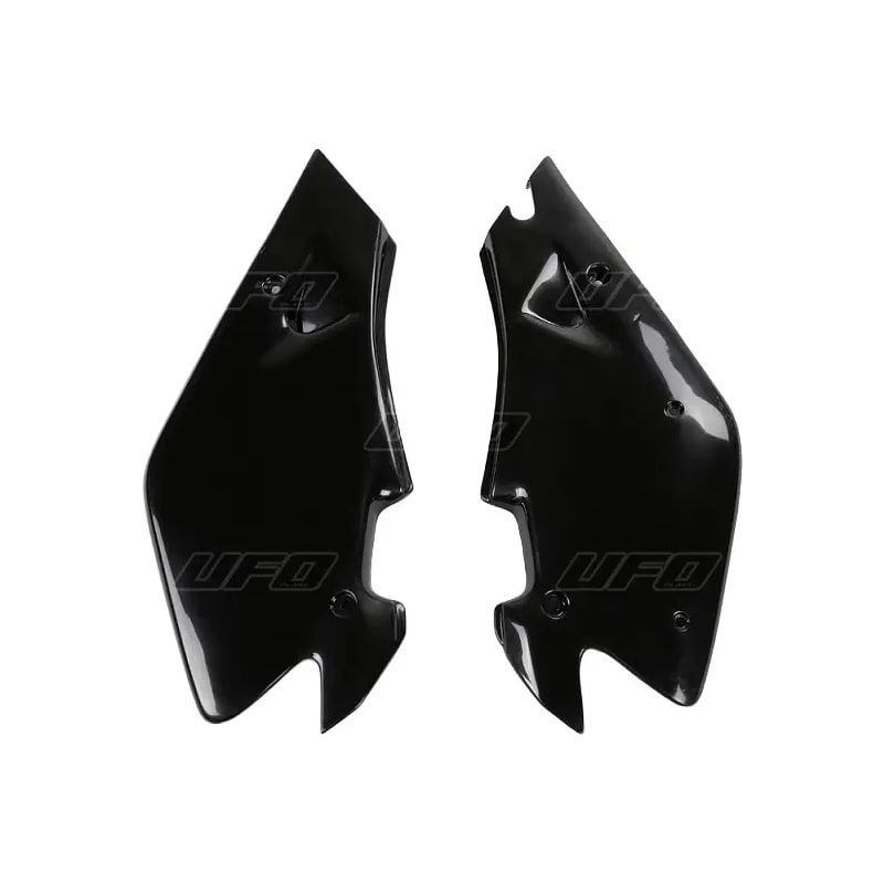 Komplet plastikowych osłon bocznych tylnych UFO Husqvarna 2T 00-04 4T 02-04 czarne