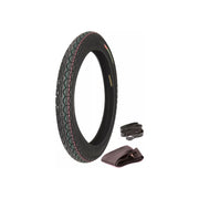 Opona szosowa + dętka + fartuch Yuan Xing P22 3.00-18 6PR TT