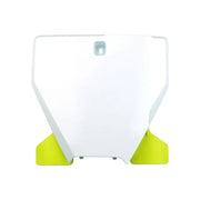 Tablica na numer startowy z poszerzeniem UFO Husqvarna TC 125 250 FC 250 350 450 19-21 biały 20-21