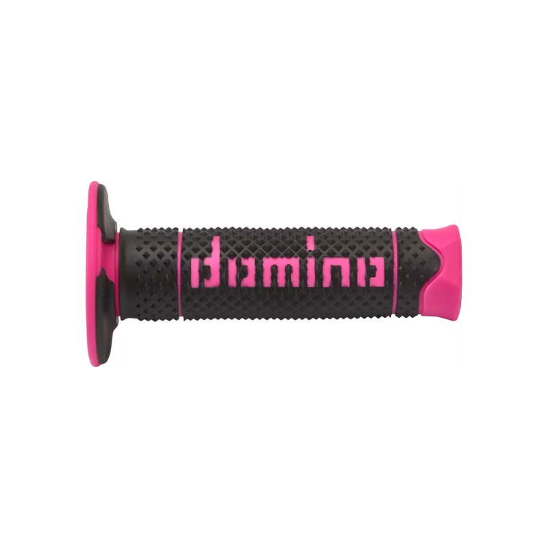 Manetki kierownicy Domino A260 enduro cross czarny fuksja zamknięte