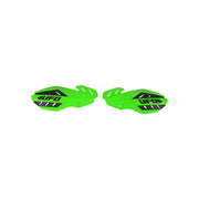 Osłony rąk handbary UFO Flame Kawasaki KXF 250 450 13-17 zielone czarne