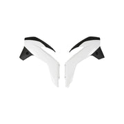 Osłony chłodnicy UFO KTM SX 13-17 OEM 17 białe czarne