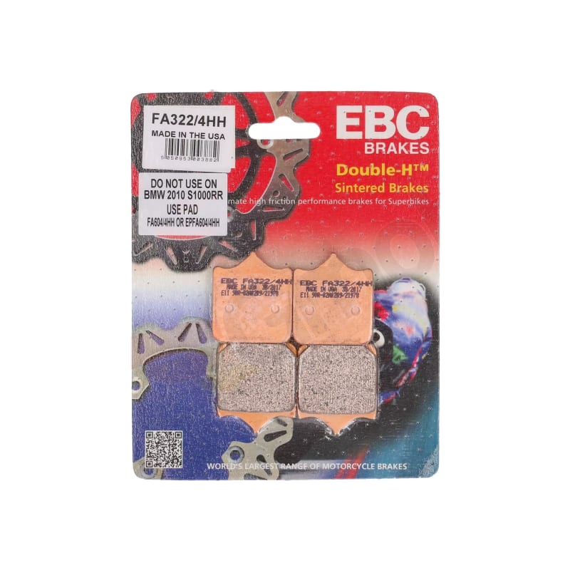 Klocki hamulcowe EBC FA 322 HH (4 szt.)