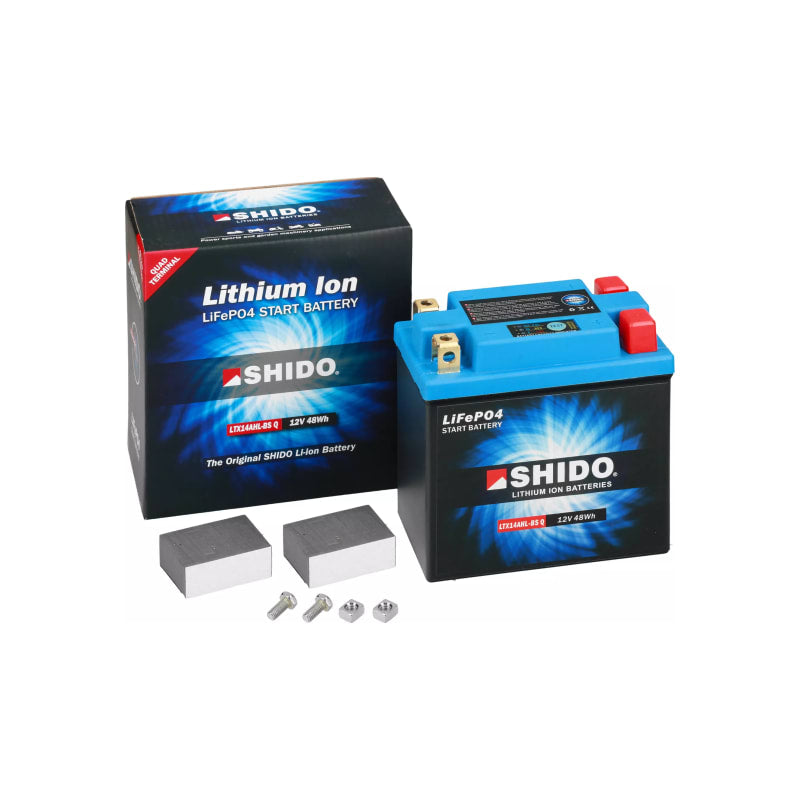 Akumulator litowo-jonowy Shido LTX14AHL-BS YTX14AHL-BS Li-Ion 12V 4Ah