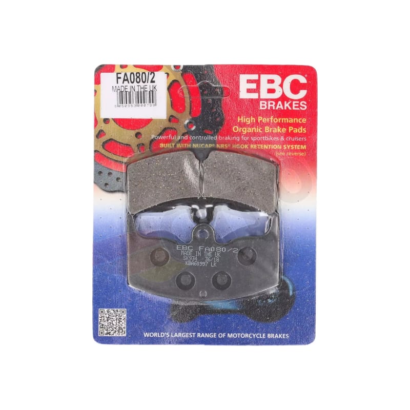 Klocki hamulcowe EBC FA 080/2 (2 szt.)