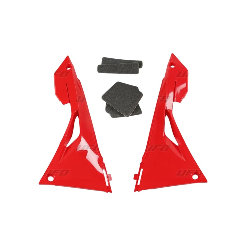 Osłony airboxa puszki filtra powietrza UFO Honda CRF 250R-RX 18-20 CRF 450R-RX 17-20 czerwony