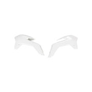 Osłony chłodnicy UFO KTM SX 85 13-17 białe