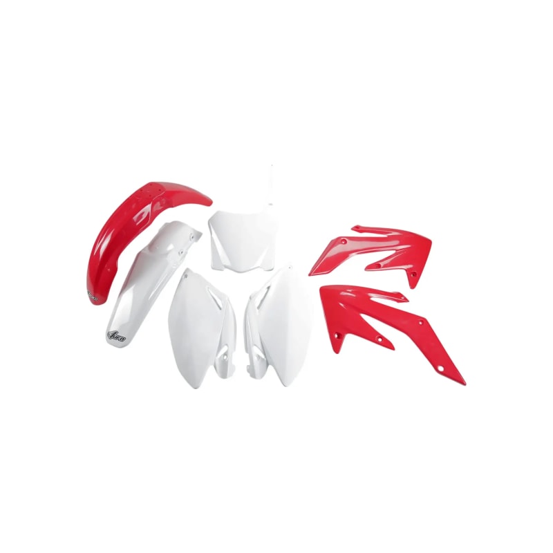 Komplet plastików UFO Honda CRF 250R 08-09  OEM 09 czerwony biały