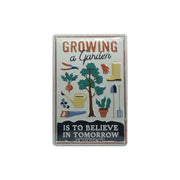 Plakat blaszany 20x30cm Growing a Garden