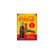 Magnes na lodówkę 6x8cm Coca-Cola-In Bottles Yellow