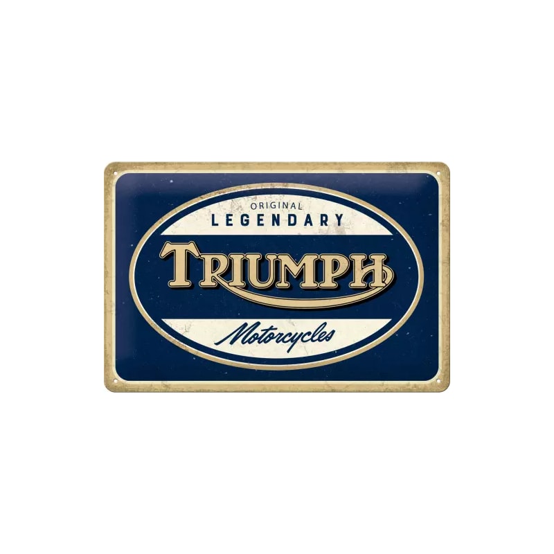 Plakat blaszany 20x30cm Triumph Legendary