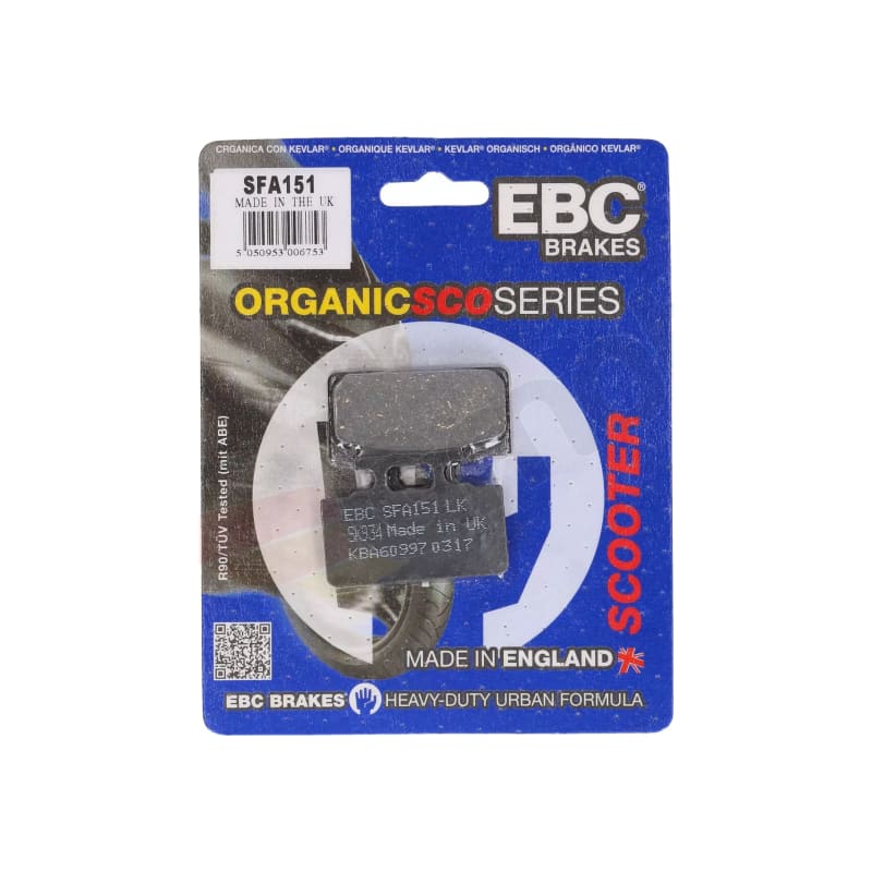 Klocki hamulcowe EBC FA 151 SFA (2 szt.)