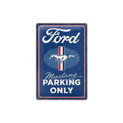 Plakat blaszany 20x30cm Ford Mustang Parking Only