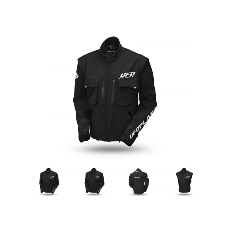 Kurtka motocyklowa enduro UFO Taiga czarny XXL