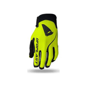 Rękawice motocyklowe cross enduro UFO Skyline Kid czarny żółty fluo XS