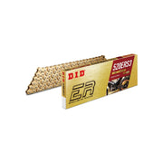 Łańcuch napędowy DID 520 ERS3 110 G&G otwarty z zakuwką złoty