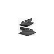 Komplet plastikowych osłon bocznych tylnych UFO Kawasaki KXF 450 06-08 czarne