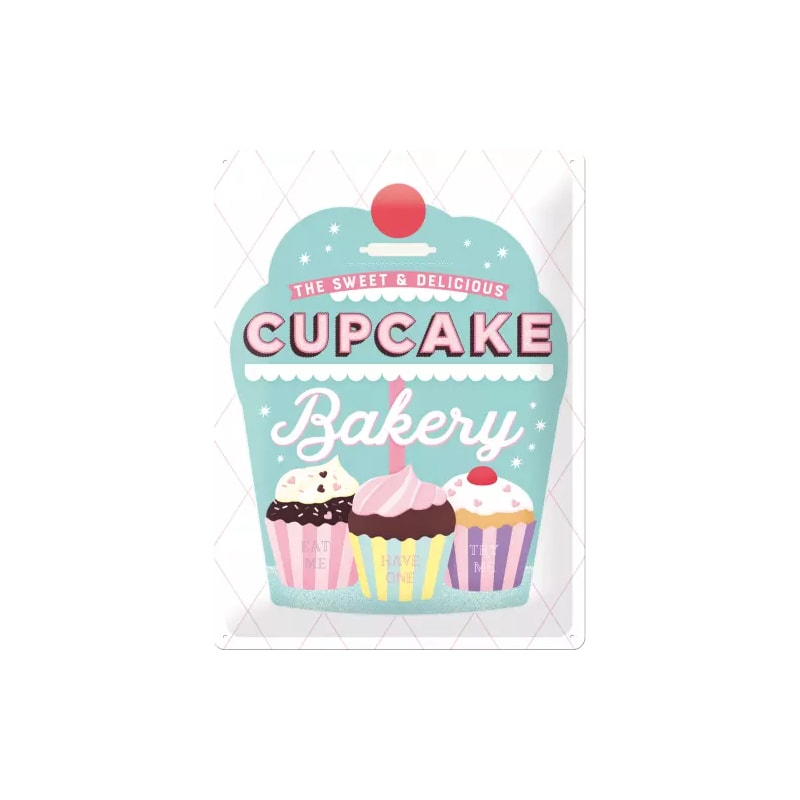 Plakat blaszany 30x40cm Cupcake Bakery