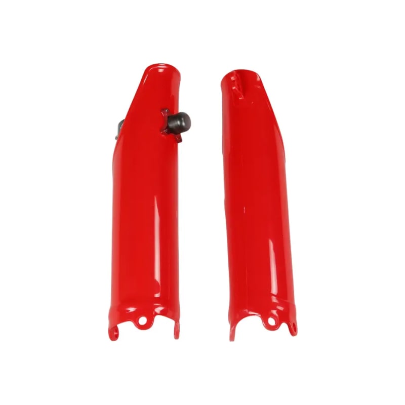 Osłony amortyzatora przód z blokadą UFO Honda CRF 250R 10-17 CRF 450R 09-12 czerwone
